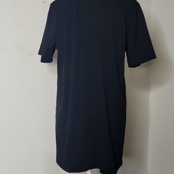 Spoiled Rotten. Black  tropical Hawaiian Embroidery print t-shirt Mini Dress - Picture 7 of 8